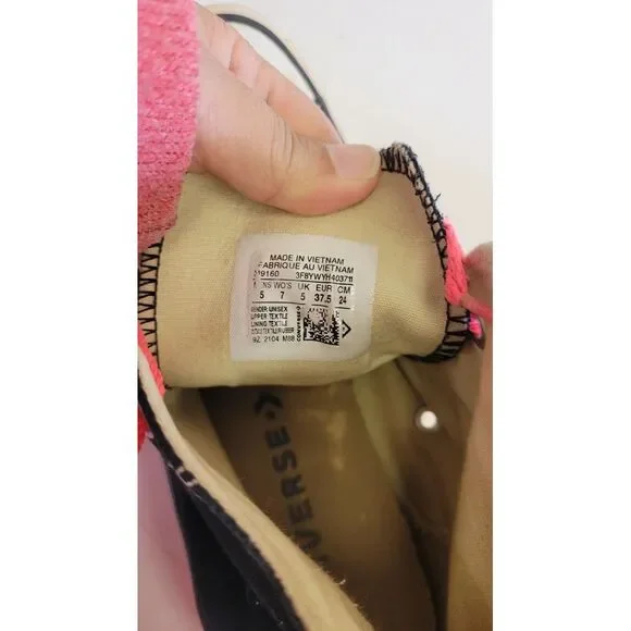 Converse Chuck Taylor Canvas High Top Shoes Sneakers Men's Size 5 Women's Size 7 - Picture 2 of 10